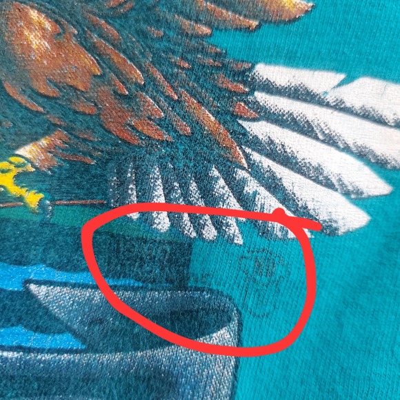 VTG 1990 Harley Davidson Night Flight Sturgis South Dakota Tshirt Sz M - Picture 8 of 9